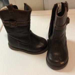 Brown Buckle boots